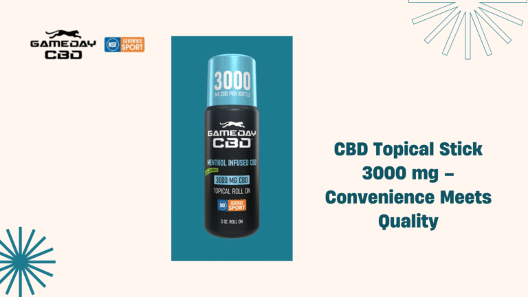 CBD Topical Stick 3000 mg – Convenience Meets Quality
