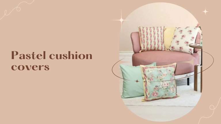 Pastel Cushion Covers for Modern Minimalist Homes