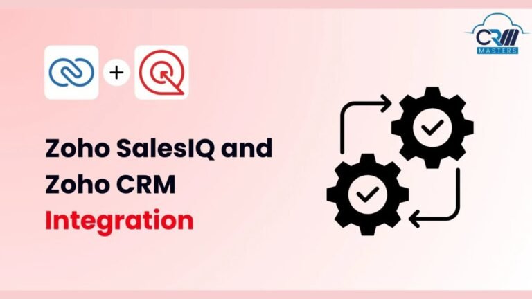 Zoho SalesIQ and Zoho CRM Integration