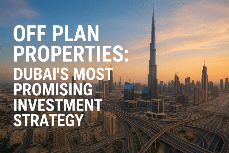Off Plan Properties: Dubai’s Most Promising Investment Strategy