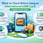 What to Check Before Using an International eSIM Card A Simple Travel Guide