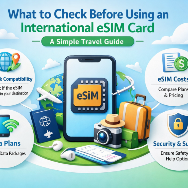 What to Check Before Using an International eSIM Card A Simple Travel Guide