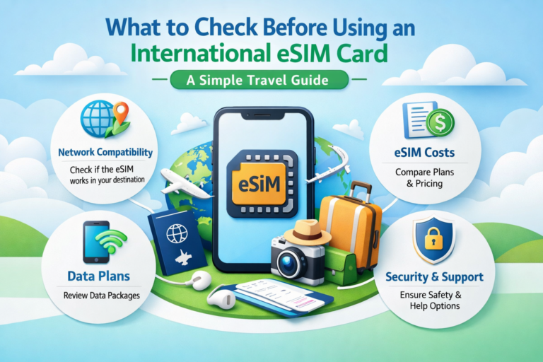 What to Check Before Using an International eSIM Card A Simple Travel Guide