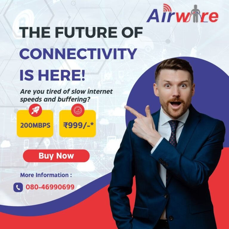 Airwire Broadband – Fast, Reliable & Future-Ready Connectivity