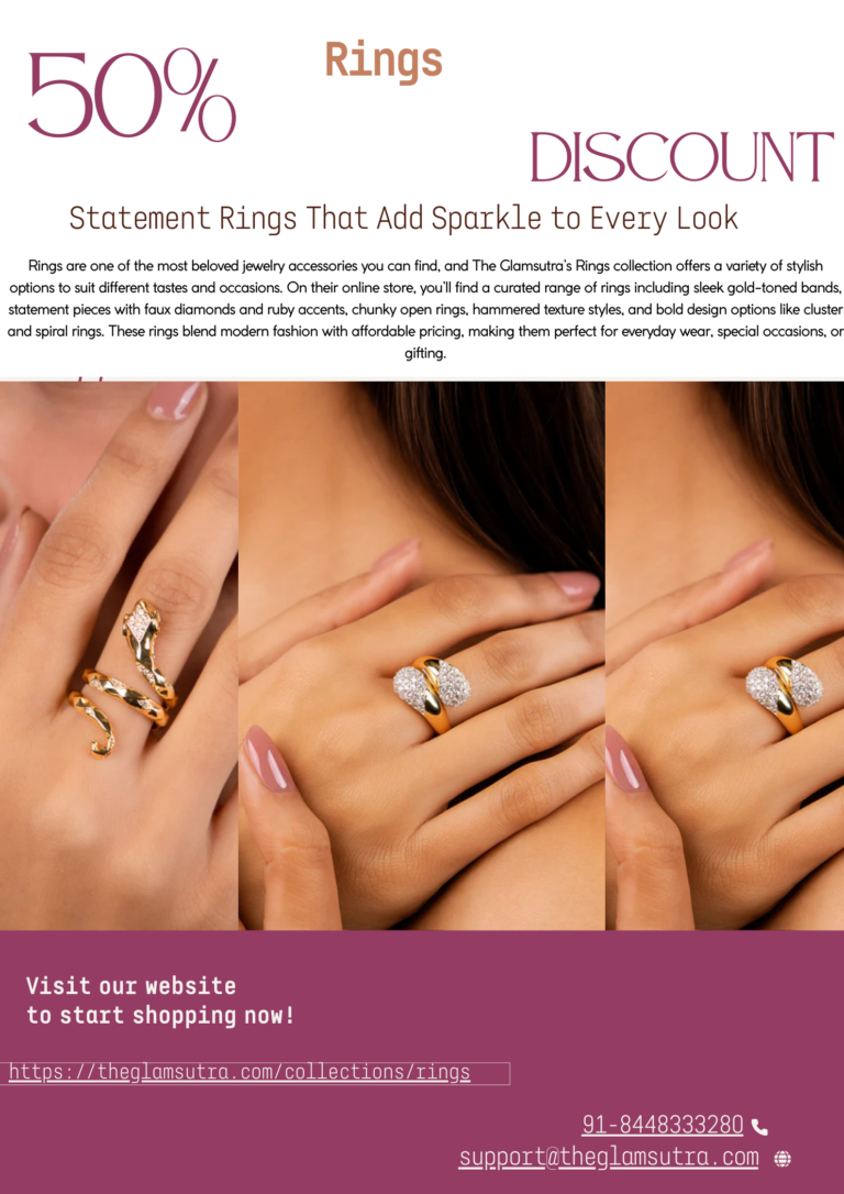 Rings: A Reflection of Elegance, Confidence, and Modern Style