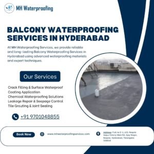Balcony Waterproofing Services in Hyderabad – Protect Your Property from Long-Term Damage