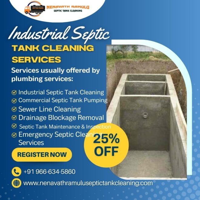 Industrial Septic Tank Cleaning Services in Hyderabad