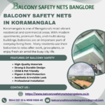 Balcony Safety Nets in Koramangala – Venky Safety Nets