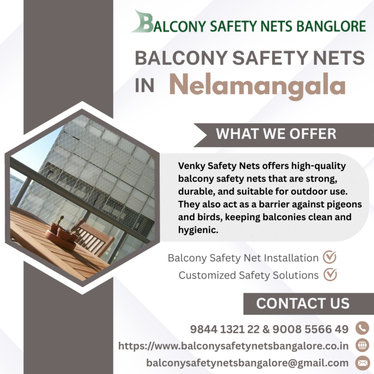 Balcony Safety Nets in Nelamangala – Venky Safety Nets