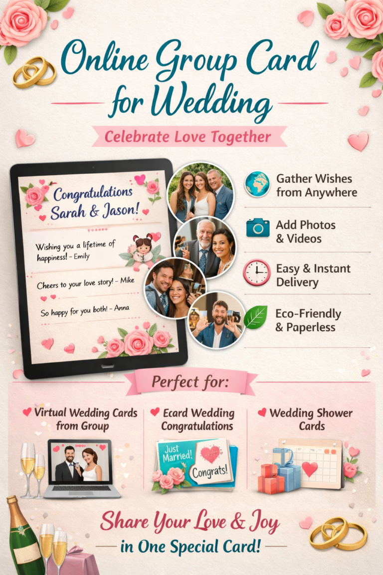 Online Group Card for Wedding: The Modern Way to Celebrate Love Together