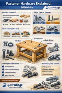 Fastener Hardware Explained: Types, Uses and How to Choose the Right Fastener Supplies (2026 Guide)