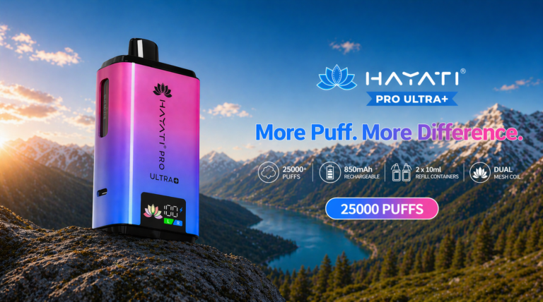 Elevate Your Vaping Experience with the Hayati 25000 Prefilled Pod Kit in the UK