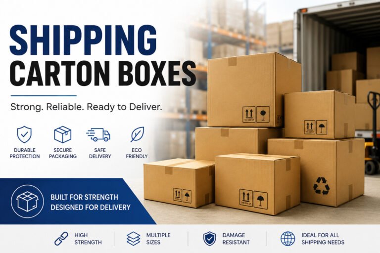 Shipping Carton Boxes: Durable Packaging Solution for Safe Deliveries