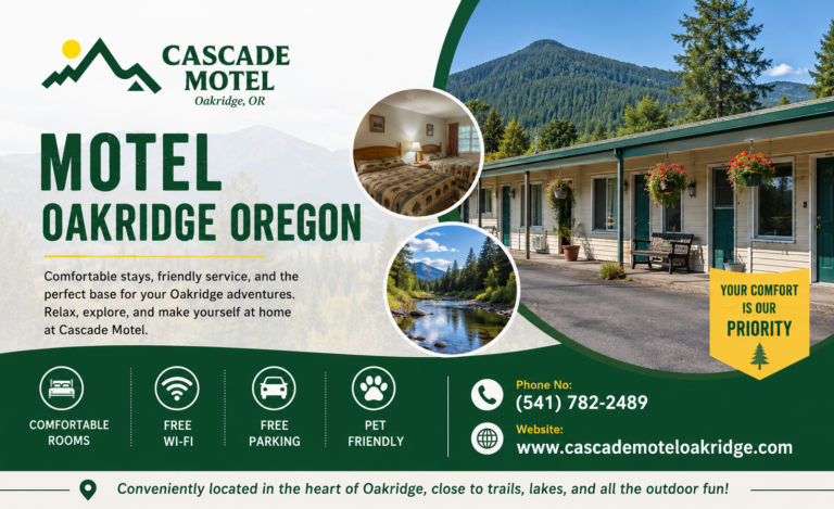 Experience Comfortable Stays at Motel Oakridge Oregon – Choose Cascade Motel for Your Next Visit