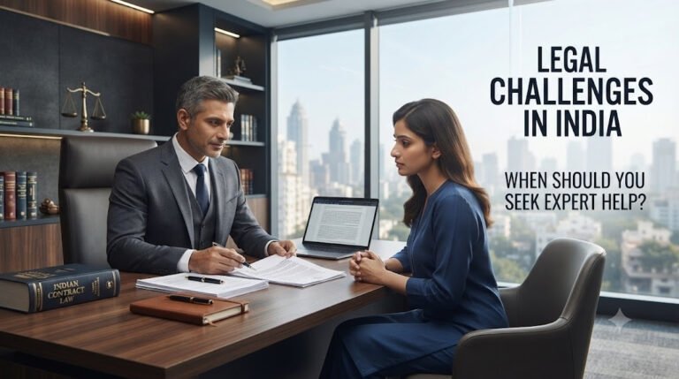 Legal Challenges in India: When Should You Seek Expert Help?
