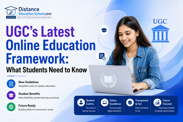 UGC’s Latest Online Education Framework: What Students Need to Know