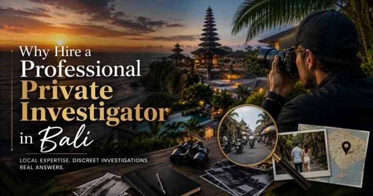 Why Hire a Professional Private Investigator in Bali