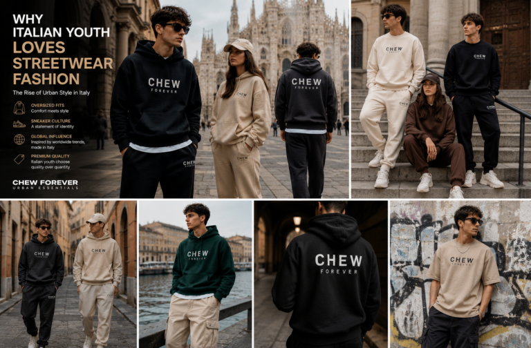 Chew Forever: lo streetwear moderno che unisce comfort e carattere