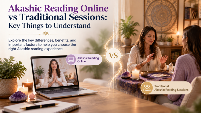 Akashic Reading Online vs Traditional Sessions: Key Things to Understand