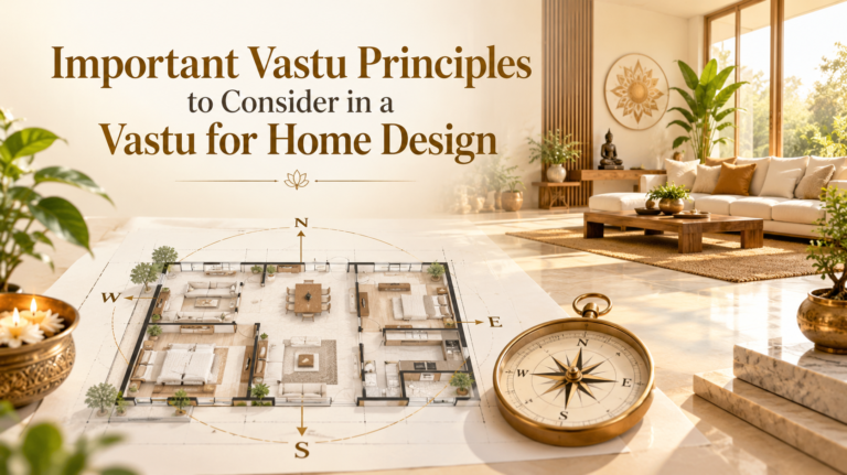 Important Vastu Principles to Consider in a Vastu for Home Design