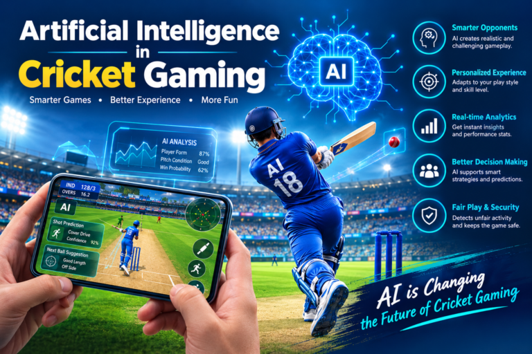 Artificial Intelligence in Cricket Gaming