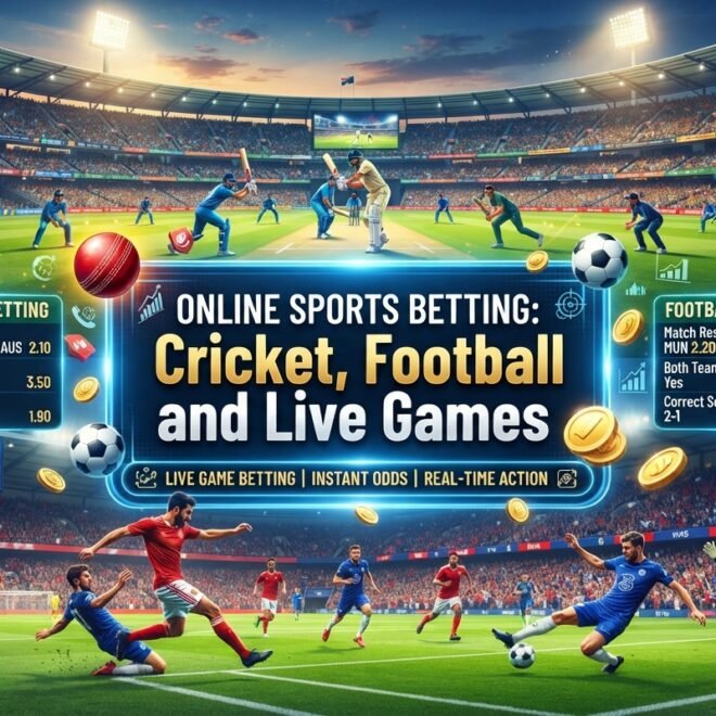Online Sports Betting: Cricket, Football and Live Games
