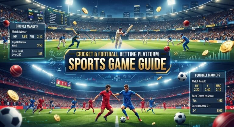 Cricket & Football Betting Platform: Sports Game Guide