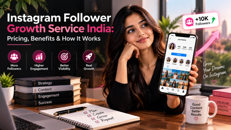Instagram Follower Growth Service India: Pricing, Benefits & How It Works