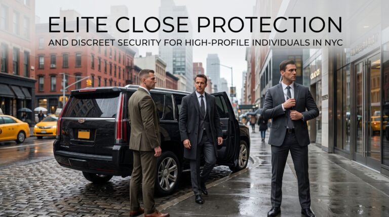 Elite Close Protection & Personal Security Services New York VIPs Rely On