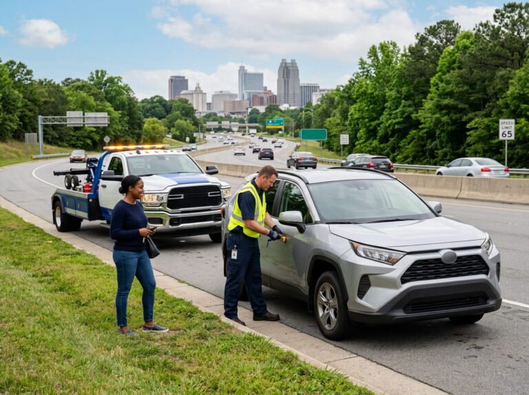 What Raleigh NC Drivers Should Do When a Flat Tire Leaves Them Stranded