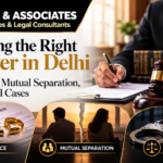 Choosing the Right Lawyer in Delhi for Divorce, Mutual Separation, and Criminal Cases
