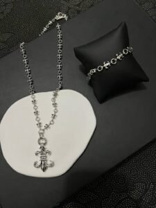 The chrome hearts necklace in Evolving USA Streetwear Trends