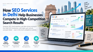 How SEO Services in Delhi Help Businesses Compete in High-Competition Search Results