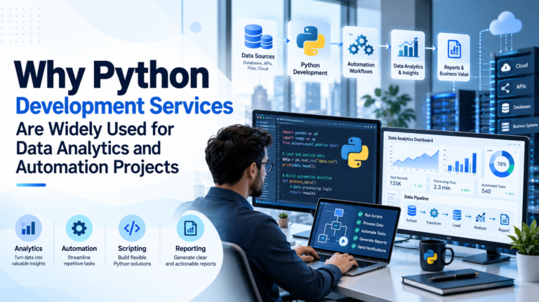 Why Python Development Services Are Widely Used for Data Analytics and Automation Projects