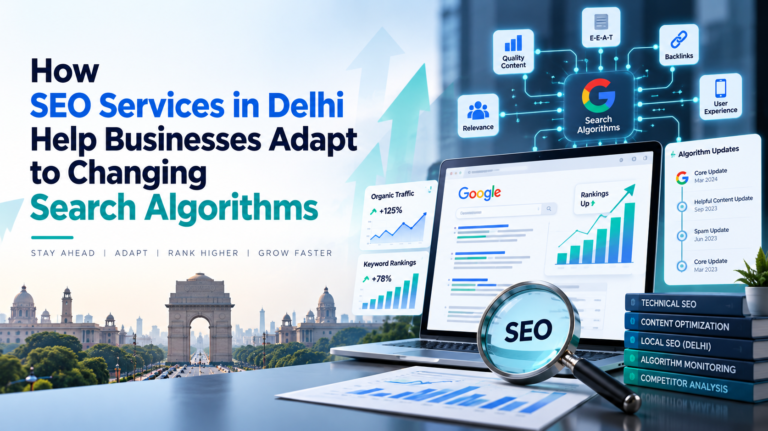 How SEO Services in Delhi Help Businesses Adapt to Changing Search Algorithms