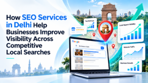 How SEO Services in Delhi Help Businesses Improve Visibility Across Competitive Local Searches