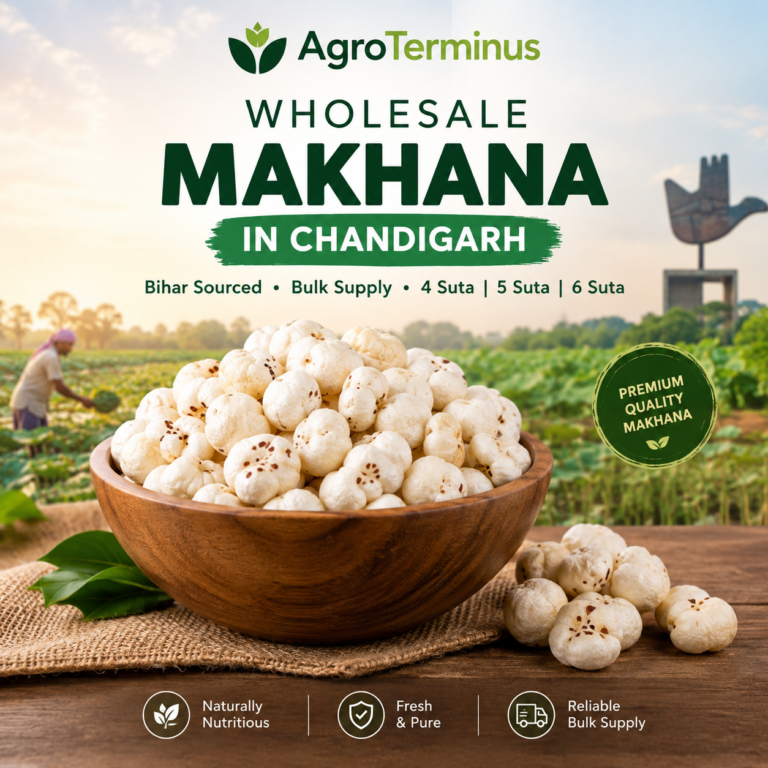 Wholesale Makhana in Chandigarh – Bringing Farm-Sourced Quality Closer to Your Business