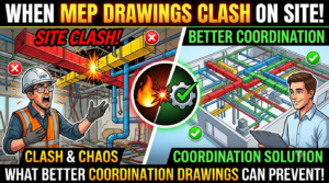 When MEP Drawings Clash on Site: What Better Coordination Drawings Can Prevent