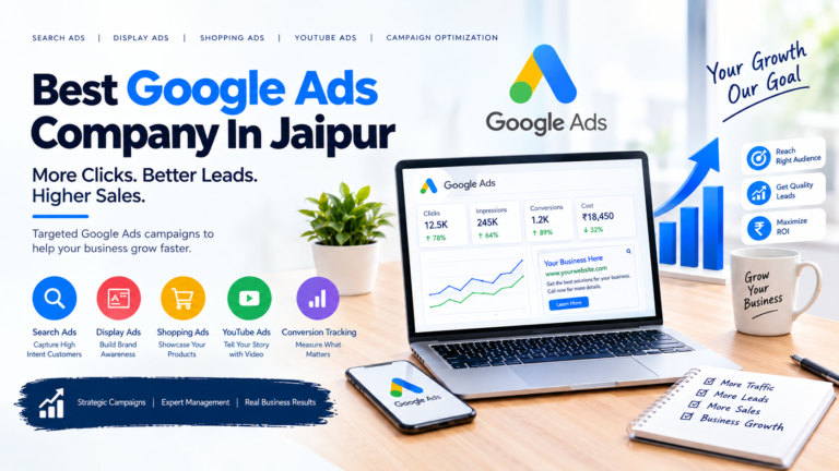 Best Google Ads Company In Jaipur for Business Growth