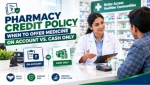 Pharmacy Credit Policy: When to Offer Medicine on Account vs. Cash Only