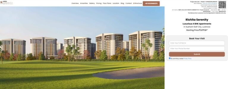 Rishita Serenity 4 BHK Price & Floor Plans in Lucknow
