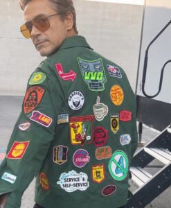 Robert Downey Jr. Patch Jacket: A Bold Style Statement with Standout Detailing