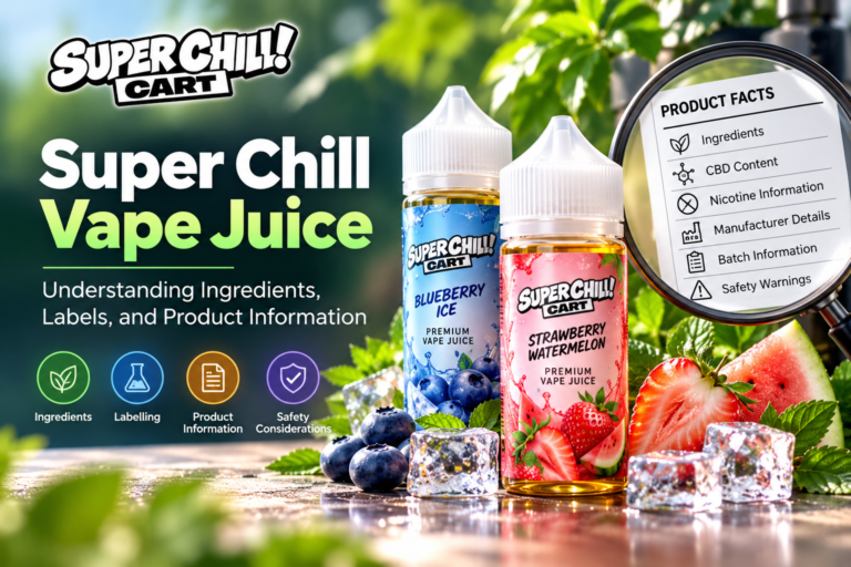 Super Chill Vape Juice: Understanding Ingredients, Labels, and Product Information