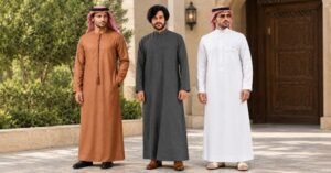 How Does an Arabian Men’s Robe Allow Air to Flow?