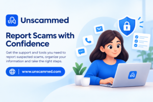 Unscammed.com Empowers People to Take Action Against Online Scams Through Smarter Reporting Assistance