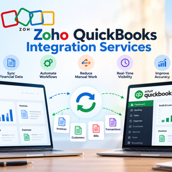 How Can Zoho QuickBooks Integration Services Reduce Manual Data Entry?